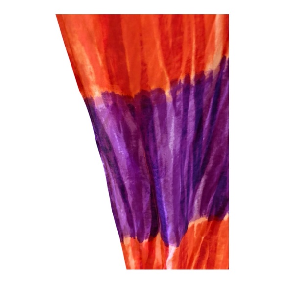 Colorful Striped Kaftan Dress OS - Picture 5 of 6